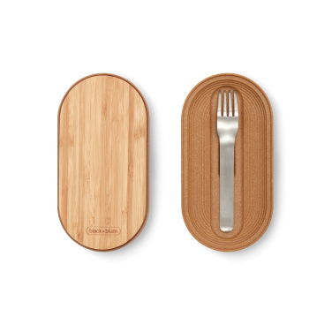 Logo trade mainoslahjat tuotekuva: Black+Blum teräksestä valmistettu kaksiosainen eväsrasia