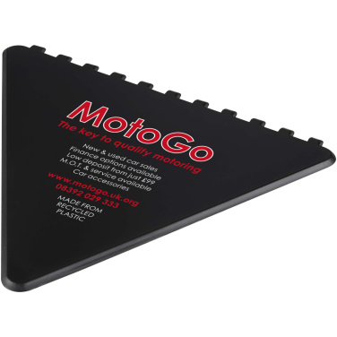 Logotrade mainoslahja tuotekuva: Frosty triangular recycled plastic ice scraper