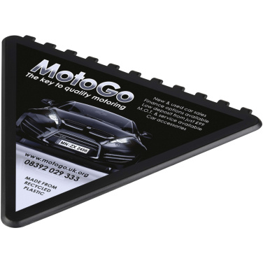 Logotrade liikelahjat kuva: Frosty triangular recycled plastic ice scraper