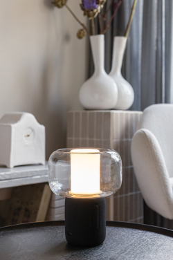 Logo trade liikelahjat tuotekuva: Lux RCS -kierrätysmuovinen 10W kaiutinvalaisin