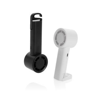 Logotrade mainostuote tuotekuva: Twist RCS -kierrätysmuovinen ladattava tuuletin