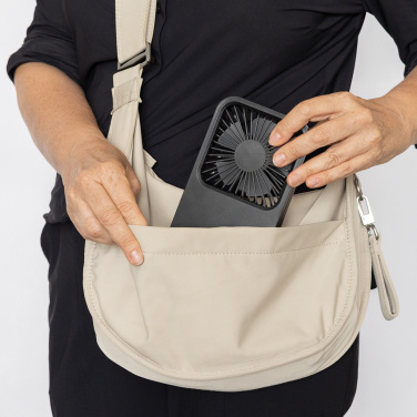 Logotrade liikelahjat mainoslahjat tuotekuva: Aervina RCS-kierätysmuovinen ladattava tuuletin