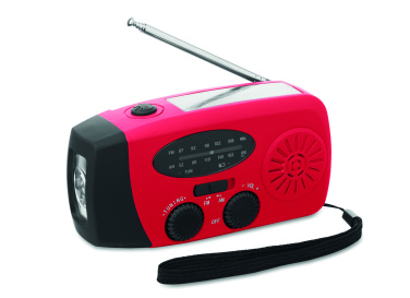 Logo trade mainostuote kuva: Radio SOS LED-taskulampulla