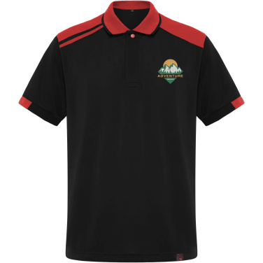 Logotrade mainoslahjat kuva: Samurai antibakteerinen lyhythihainen unisex-poolopaita 160 g/m2