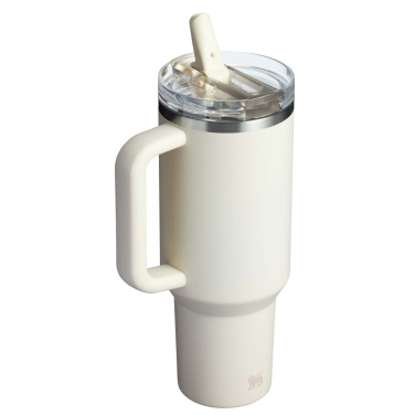 Logotrade mainostuote tuotekuva: Stanley Quencher® ProTour 1180 ml kierrätetystä ruostumattomasta teräksestä valmistettu eristetty flip straw juomamuki 