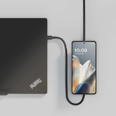 Logotrade mainostuotet kuva: Zens latauskaapeli USB-C – C Pro 2