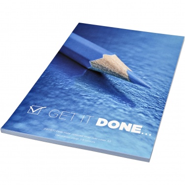 Logotrade reklaminės dovanos nuotrauka: Desk-Mate® A5 užrašų knygelės apvyniojimas ant viršelio