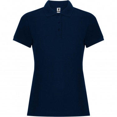 Logotrade verslo dovanos nuotrauka: Pegaso Premium moteriškas polo trumpomis rankovėmis