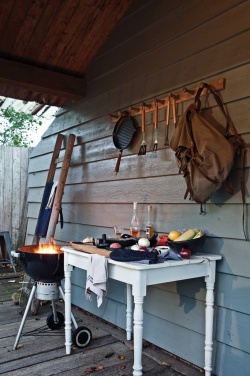 Logotrade verslo dovanos nuotrauka: BBQ rinkinys su mėsainių presu ir šepetėliu