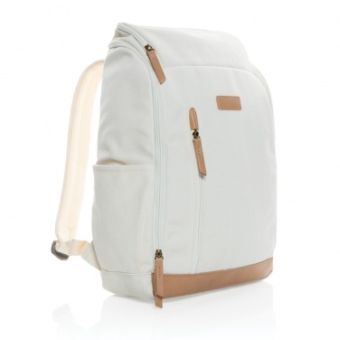 Logotrade verslo dovanos nuotrauka: Impact AWARE™ 16 oz. Perdirbtos drobės 15 colių nešiojamojo kompiuterio kuprinė