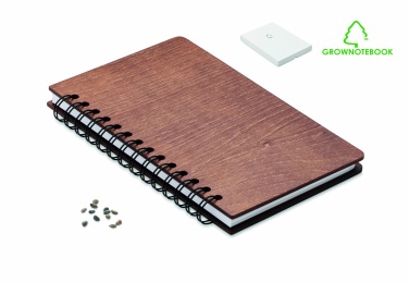 Logotrade reklaminiai produktai nuotrauka: A5 Beržas GROWBOOK™