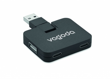 Logotrade verslo dovanos nuotrauka: 4 prievadų USB šakotuvas