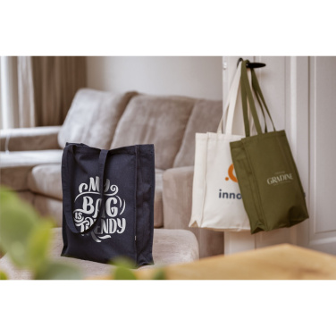 Logotrade dovana nuotrauka: Tvirtas maišelio spalvos GRS perdirbtas drobė (340 g/m²)