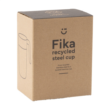 Logotrade dovana nuotrauka: Fika RCS Recycled Steel Cup 400 ml termopuodelis