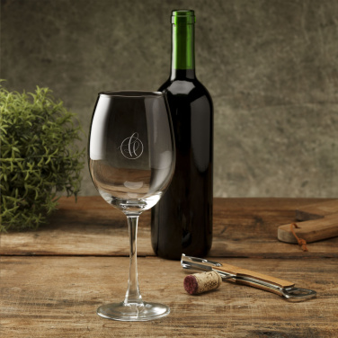 Logotrade reklaminės dovanos nuotrauka: Dūminė vyno taurė 465 ml