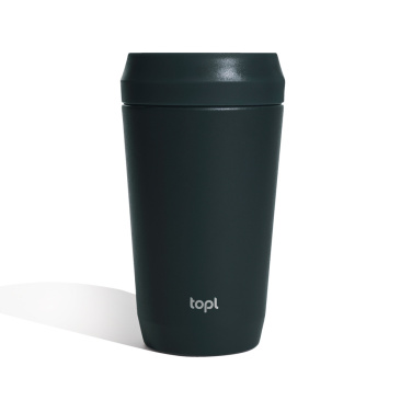 Logotrade reklaminės dovanos nuotrauka: Patentuotas „Topl“ perdirbto plieno „To Go“ 354 ml
