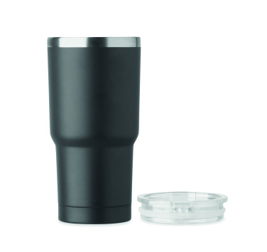Logotrade reklaminės dovanos nuotrauka: Dvigubos sienelės stiklinė 550 ml