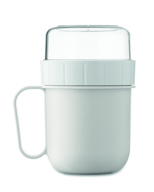Logotrade reklaminiai produktai nuotrauka: 450 ml talpos PP puodelis kelyje
