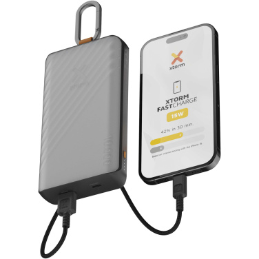 Logotrade dovana nuotrauka: „Xtorm XG2S101 Go2“ 10 000 mAh 15 W saulės energija varoma išorinė baterija su apšvietimu