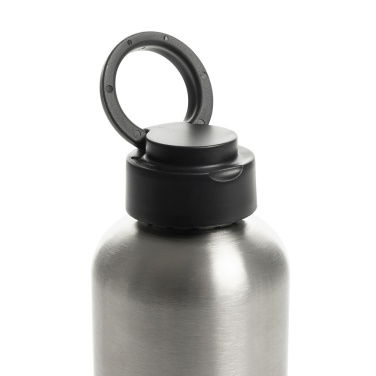 Logotrade verslo dovanos nuotrauka: Ripple RCS R-steel nepralaidus vandens butelis su rankena 750 ml