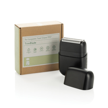 Logotrade firminės dovanos nuotrauka: Įkraunamas „TrimBlade“ kelioninis skustuvas IPX7