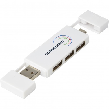 Logotrade dāvanas foto: Mulan duālais USB 2.0 centrmezgls