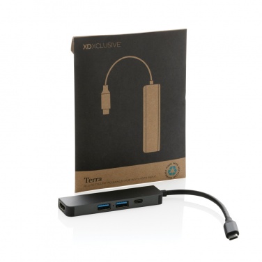 Logotrade ziemassvētku dāvanas foto: Terra RCS pārstrādāta alumīnija centrmezgls ar HDMI ieeju