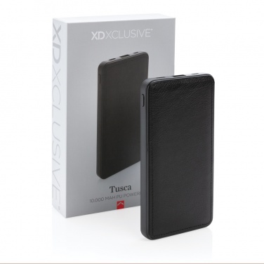 Logotrade korporatīvās dāvanas foto: Tusca 10 000 mAh PU powerbank