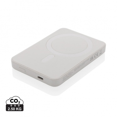 Logotrade korporatīvās dāvanas foto: Magnetix RCS pārstrādāta plastmasas 5000 mah magnētiskā jaudas banka