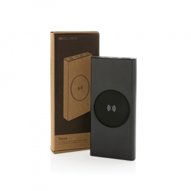 Logotrade Ideja dāvanas foto: Terra RCS pārstrādāta 18W alumīnija 10000 powerbank 10W