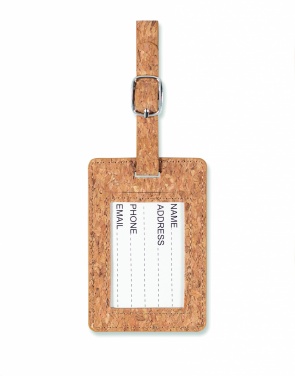 Logotrade ziemassvētku dāvanas foto: Korķa bagāžas zīme