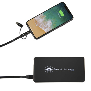Logotrade Ideja dāvanas foto: SCX.design P30 8000 mAh apgaismojoša saules enerģijas banka