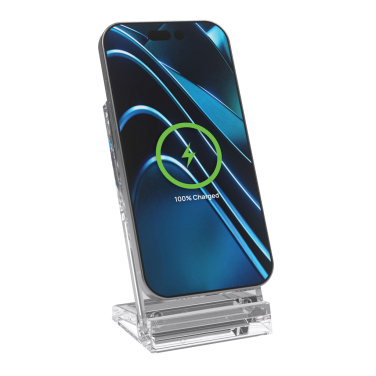 Logotrade Ideja dāvanas foto: Magcharge 15W magnētiskais bezvadu uzlādes statīvs