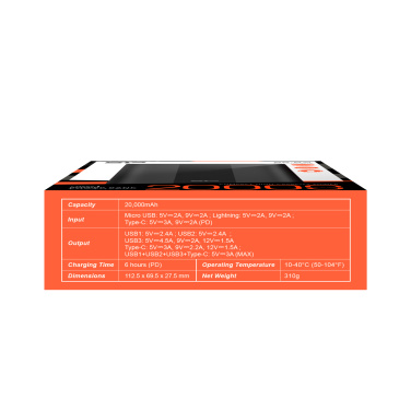 Logotrade Ideja dāvanas foto: POWER BANK SILICON POWER QP55 10000 MAH