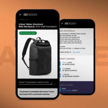 Logotrade Ideja dāvanas foto: Pilsētas ūdensizturīga velosipēdu mugursoma