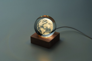 Logotrade biznesa dāvanas foto: LED stikla lodīte
