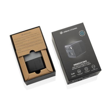 Logotrade Ideja dāvanas foto: Urban Vitamin Mendocino 65W GaN lādētāja ievelkams kabelis