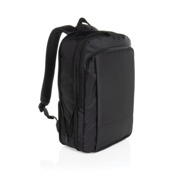Logotrade logo dāvanas foto: Flexpack Aware™ RPET paplašināma, plāna 15,6 collu klēpjdatora mugursoma