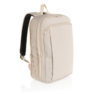 Logotrade Ideja dāvanas foto: Flexpack Aware™ RPET paplašināma, plāna 15,6 collu klēpjdatora mugursoma