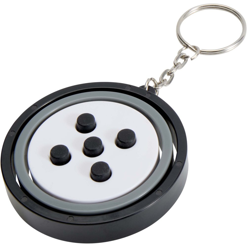 Logotrade korporatīvās dāvanas foto: Spinx pārstrādātas plastmasas žiroskopa fidget atslēgu piekariņš