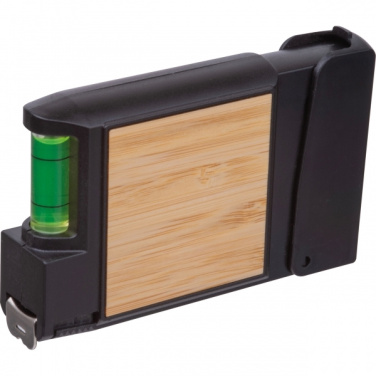 Logotrade ziemassvētku dāvanas foto: 3 metru mērlente ar līmeņrādi HALIFAX