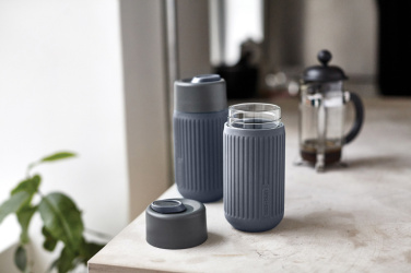 Logotrade biznesa dāvanas foto: Black+Blum stikla ceļojumu krūze 340 ml