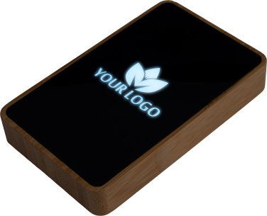 Logotrade dāvanas foto: 5000 mAh barošanas bloks ar izgaismotu logotipu