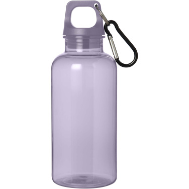Logotrade korporatīvās dāvanas foto: Oregon 400 ml RCS sertificēta pārstrādāta plastmasas ūdens pudele ar karabīni
