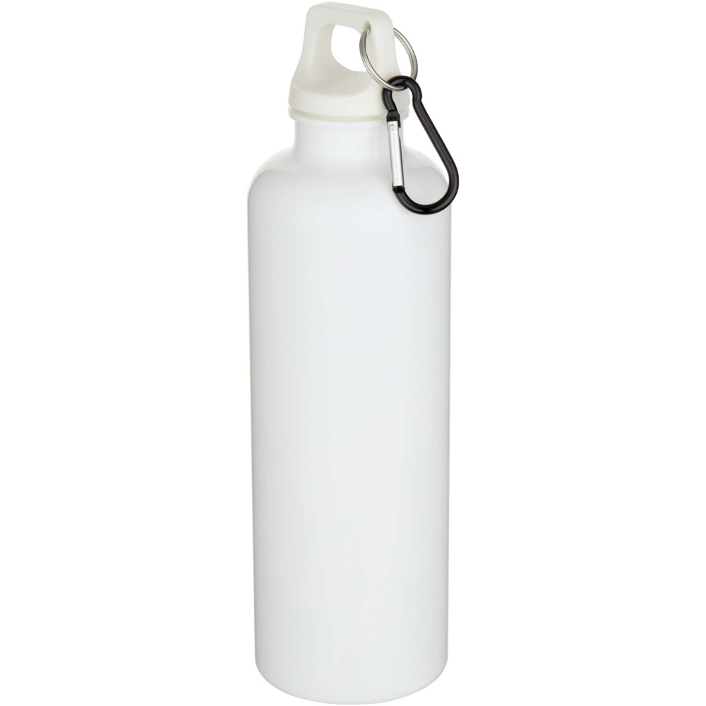 Logotrade biznesa dāvanas foto: Oregon 750 ml vienkrāsaina RCS pārstrādātas plastmasas ūdens pudele ar karabīni