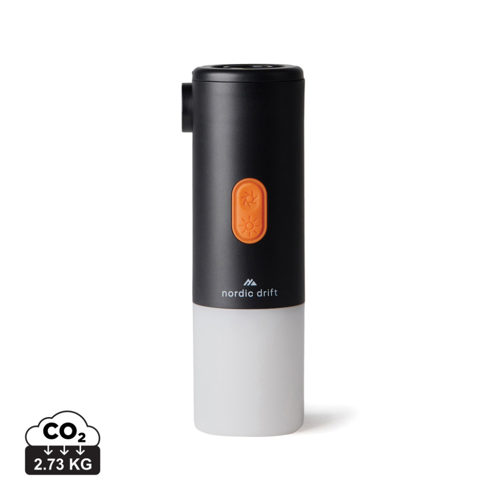 Logotrade Ideja dāvanas foto: Nordic Drift Titan pārnēsājams kempinga lukturis ar gaisa pumpi