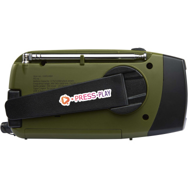 Logotrade dāvanas foto: Avior RCS pārstrādātas plastmasas avārijas radio