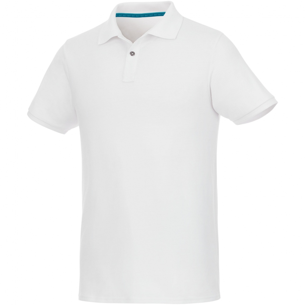 Лого трейд pекламные подарки фото: Beryl short sleeve men's organic recycled polo