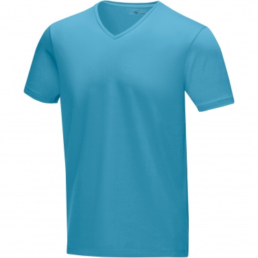 Логотрейд бизнес-подарки картинка: Kawartha short sleeve men's organic V-neck t-shirt