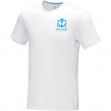 Логотрейд pекламные cувениры картинка: Azurite short sleeve men’s organic t-shirt